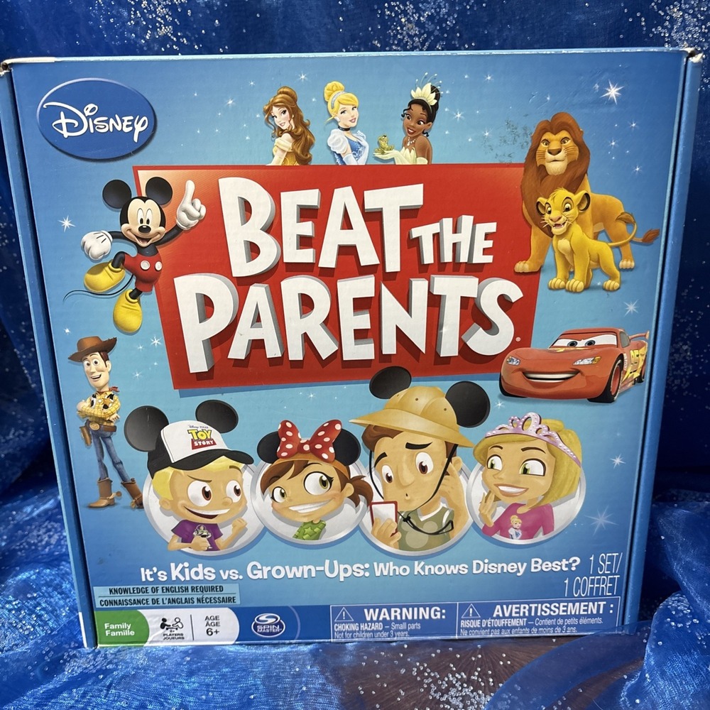 EUC Beat The Parents Board Game - Who Knows Disney‎ Best (2011) COMPLETE 6+